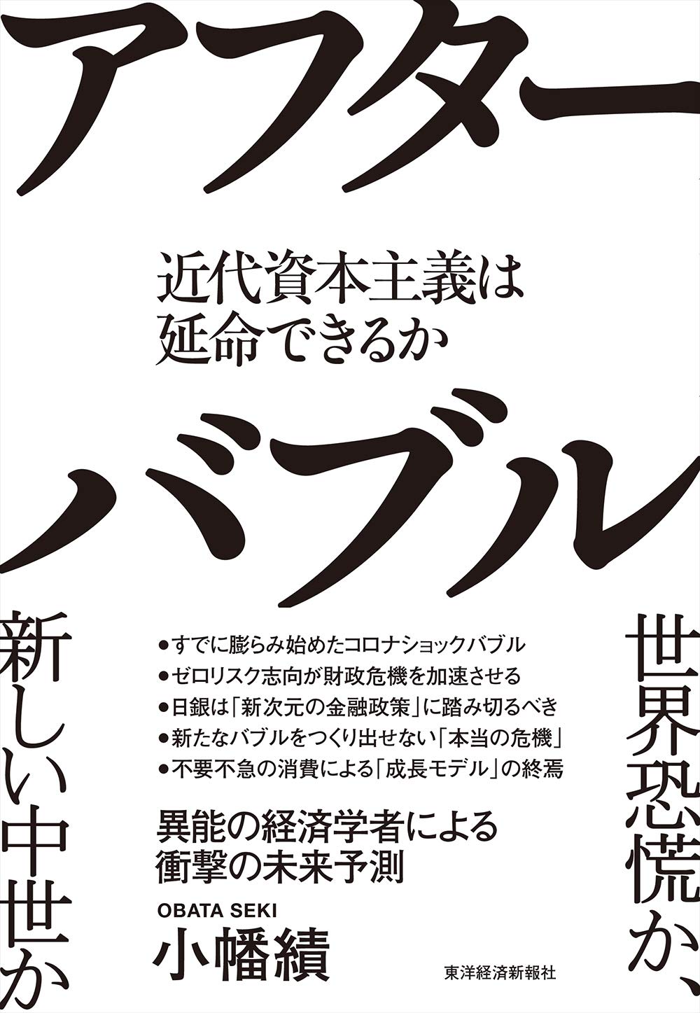 アフターバブル: 近代資本主義は延命できるか(小幡績)